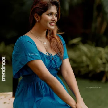 Haritha Harigovindan Glows in Red & Blue: