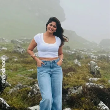 Haritha Harigovindan Glows in Red & Blue: