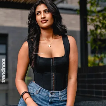 Netanya Vather Owns the Feed in Leather Luxe