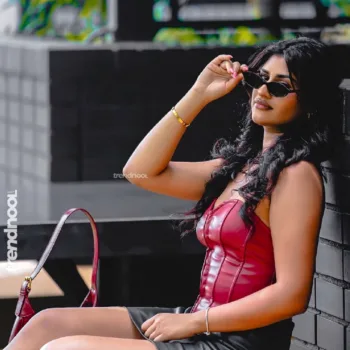 Netanya Vather Owns the Feed in Leather Luxe