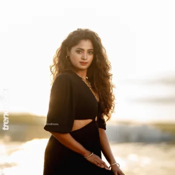 Sangeetha Kalyankumar black beach cutout dress