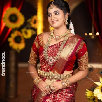 Sangeetha Kalyankumar bridal sarees