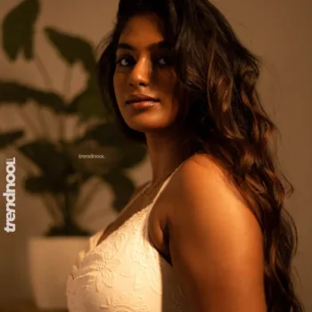 Vinusha Devi white floral halter dress