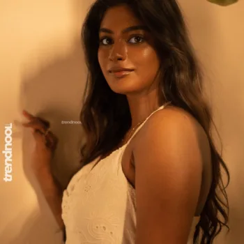 Vinusha Devi white floral halter dress