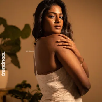 Vinusha Devi white floral halter dress