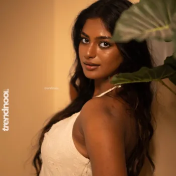 Vinusha Devi white floral halter dress