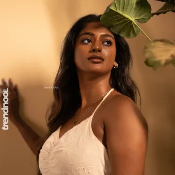 Vinusha Devi white floral halter dress