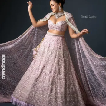 Dinakshie Priyasad lavender lehenga choli