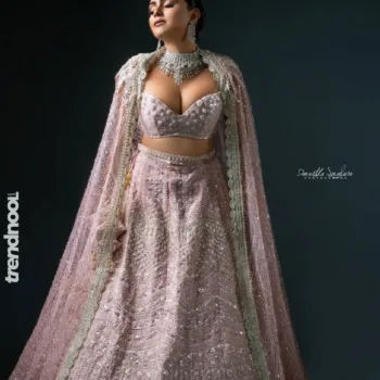 Dinakshie Priyasad lavender lehenga choli