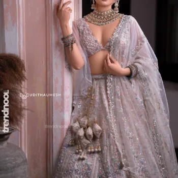 Kavihari Haputhanthri pastel embroidered lehanga