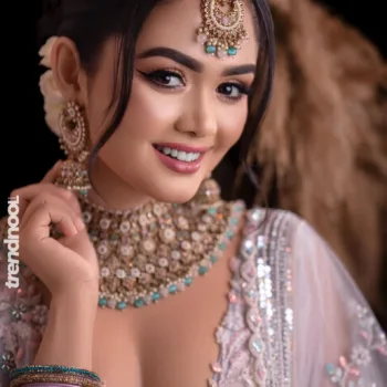 Kavihari Haputhanthri pastel embroidered lehanga