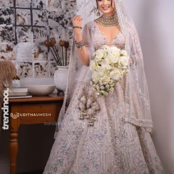 Kavihari Haputhanthri pastel embroidered lehanga