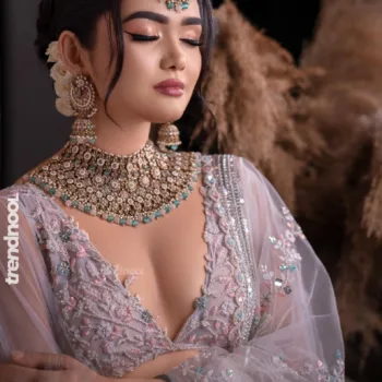 Kavihari Haputhanthri pastel embroidered lehanga