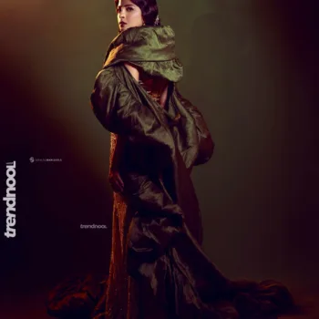 Nadeesha Hemamali olive green cutout gown