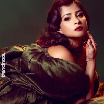 Nadeesha Hemamali olive green cutout gown