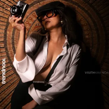 Nadeesha Hemamali black and white tuxedo set