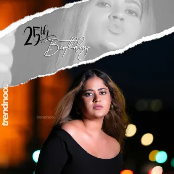 Remonisha Uthayakumar black birthday dress