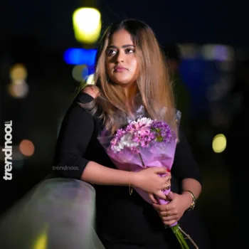 Remonisha Uthayakumar black birthday dress