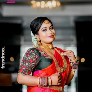 SteffaNy JoHn pink bridal saree