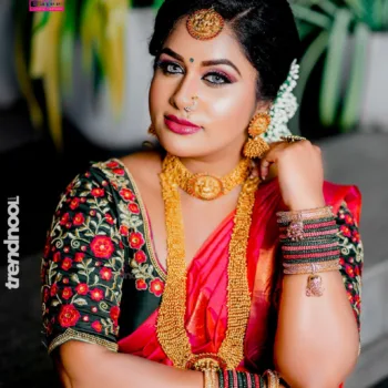 SteffaNy JoHn pink bridal saree