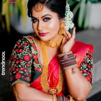 SteffaNy JoHn pink bridal saree