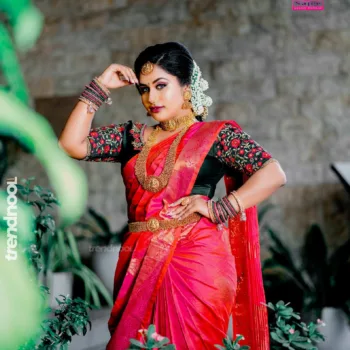 SteffaNy JoHn pink bridal saree