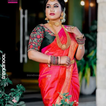 SteffaNy JoHn pink bridal saree
