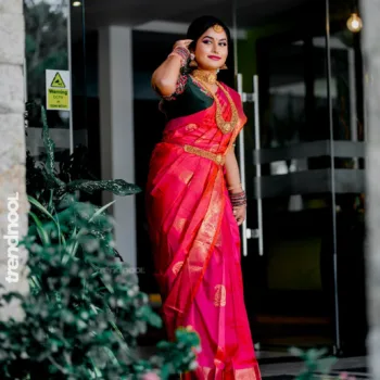 SteffaNy JoHn pink bridal saree