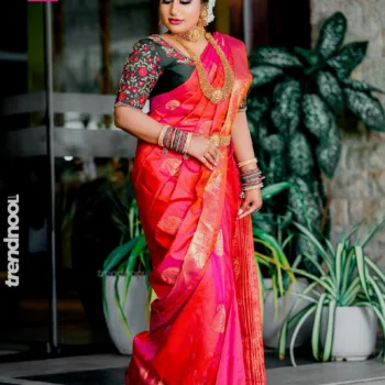 SteffaNy JoHn pink bridal saree