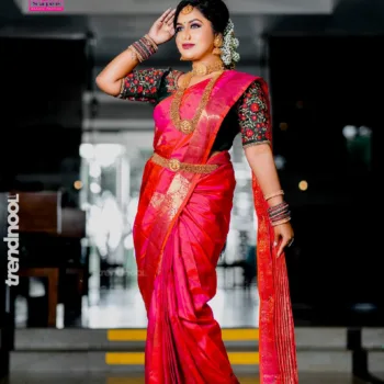 SteffaNy JoHn pink bridal saree