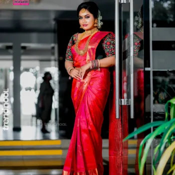 SteffaNy JoHn pink bridal saree