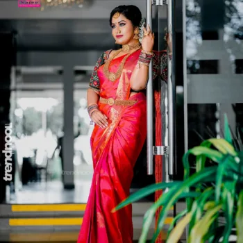 SteffaNy JoHn pink bridal saree