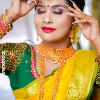 SteffaNy JoHn yellow bridal saree