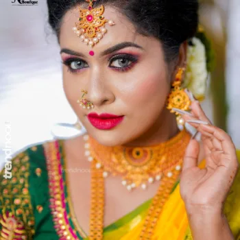 SteffaNy JoHn yellow bridal saree
